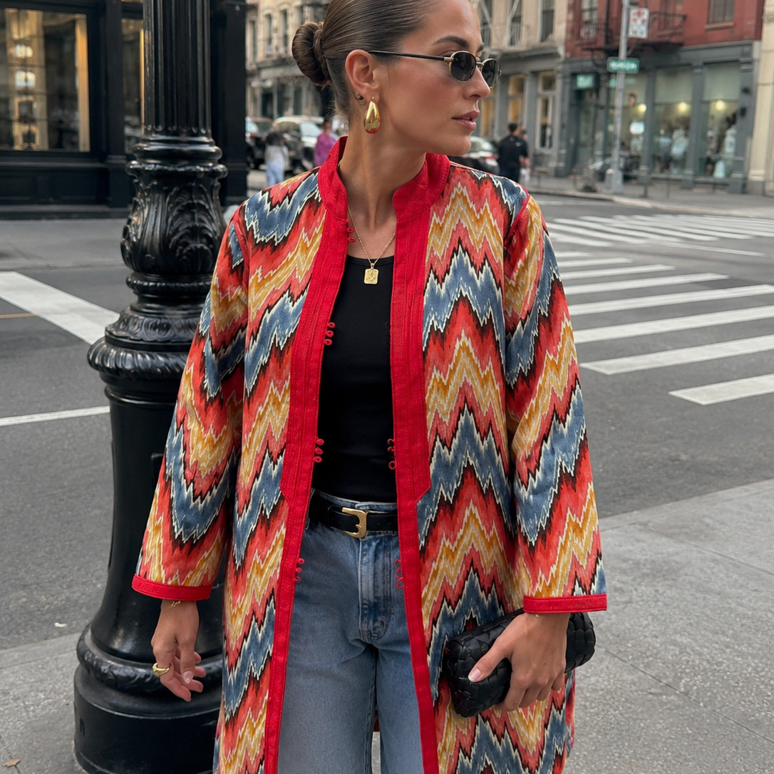 Sunset Ikat Jacket