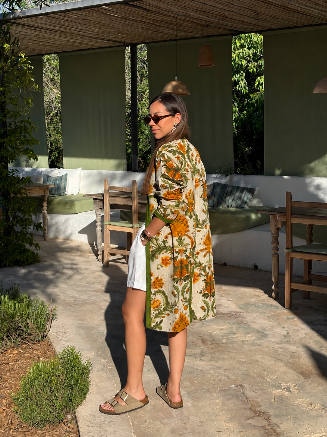 Golden Meadow Linen Jacket