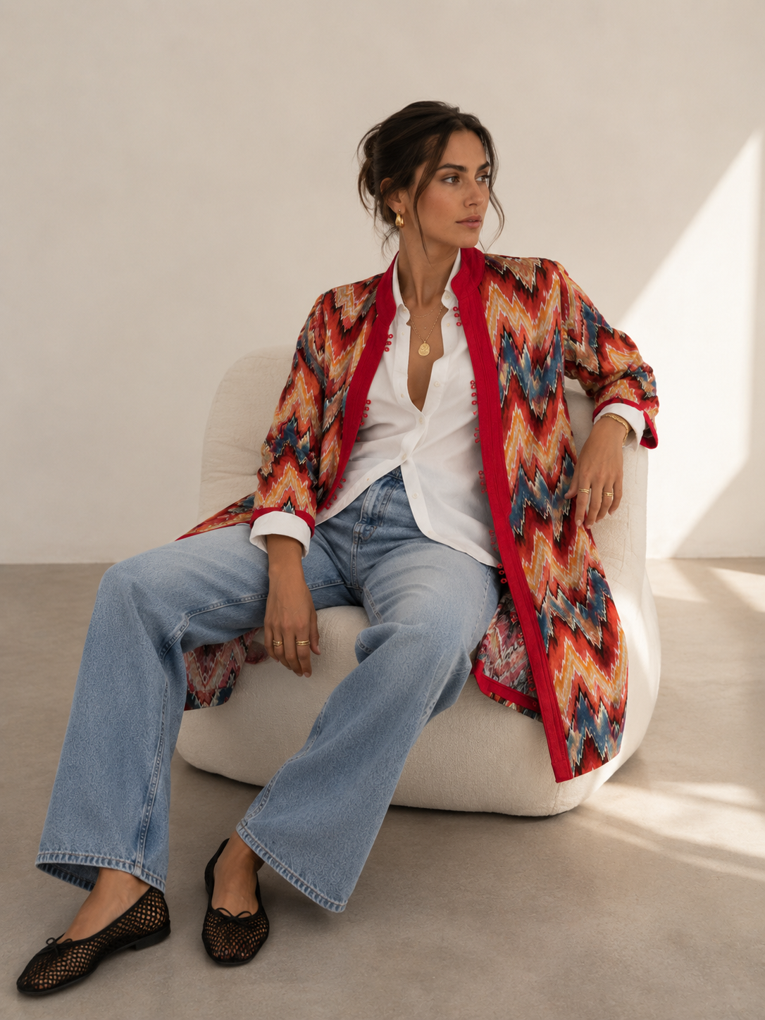 Sunset Ikat Jacket