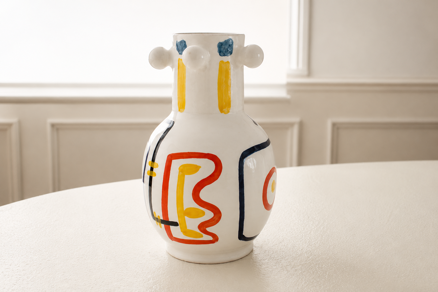 #03 - Abstract Art Ceramic Vase - Version 1