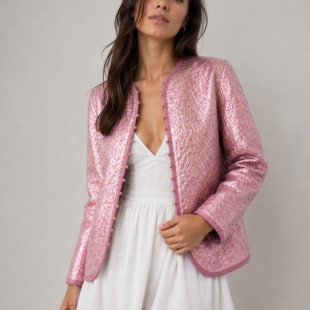 Rose Metallic Jacket