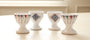 #07 - Hand-Painted Ceramic Egg Cups (Set of 4)