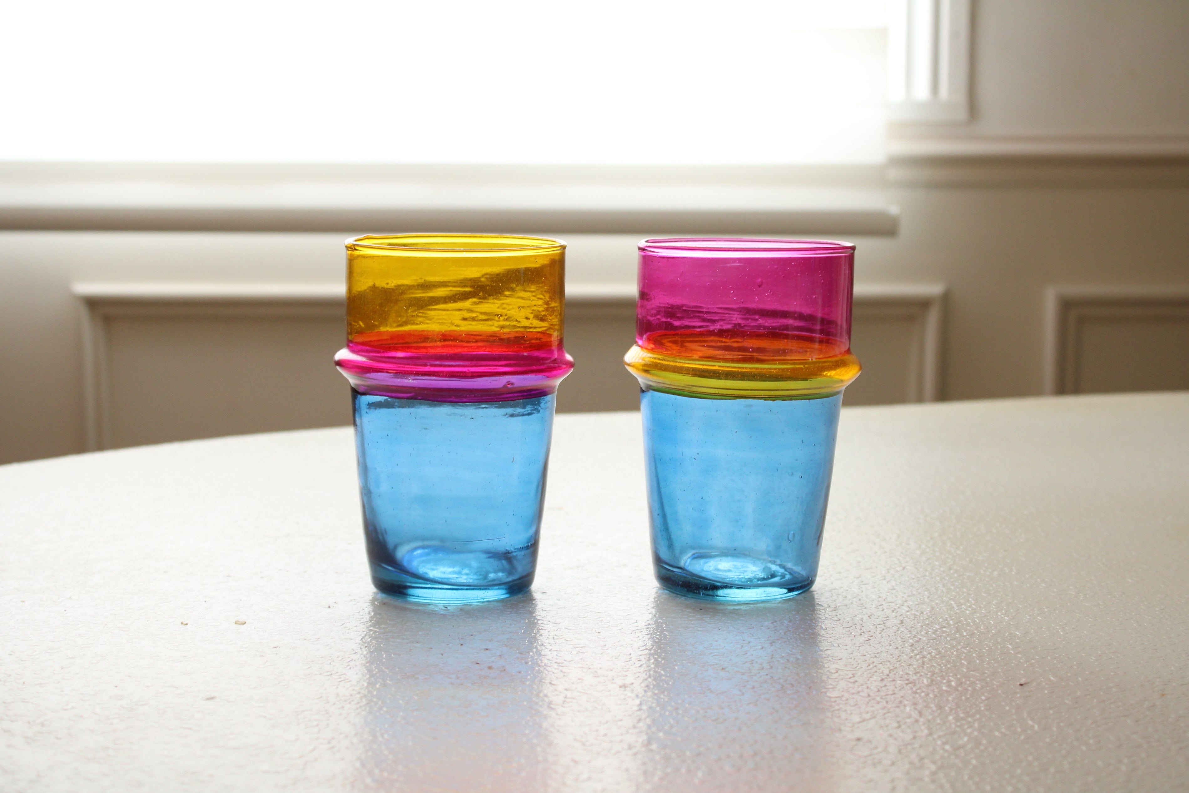 #14 - Tri-Color Blown Glass Vessel - Small