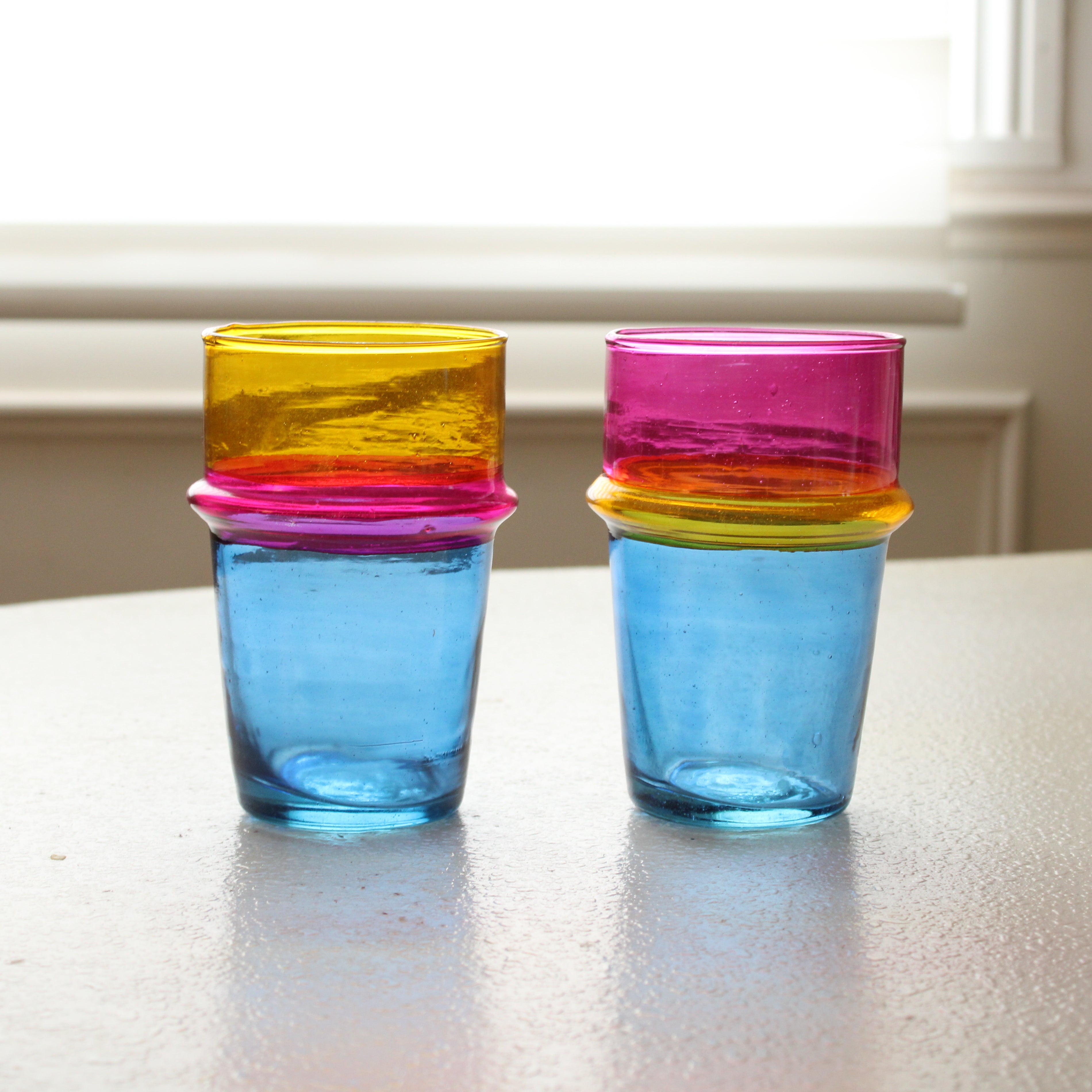 #15 - Tri-Color Blown Glass Vessel - Small