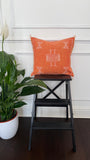 Cactus Silk Cushion Cover - Washed Orange