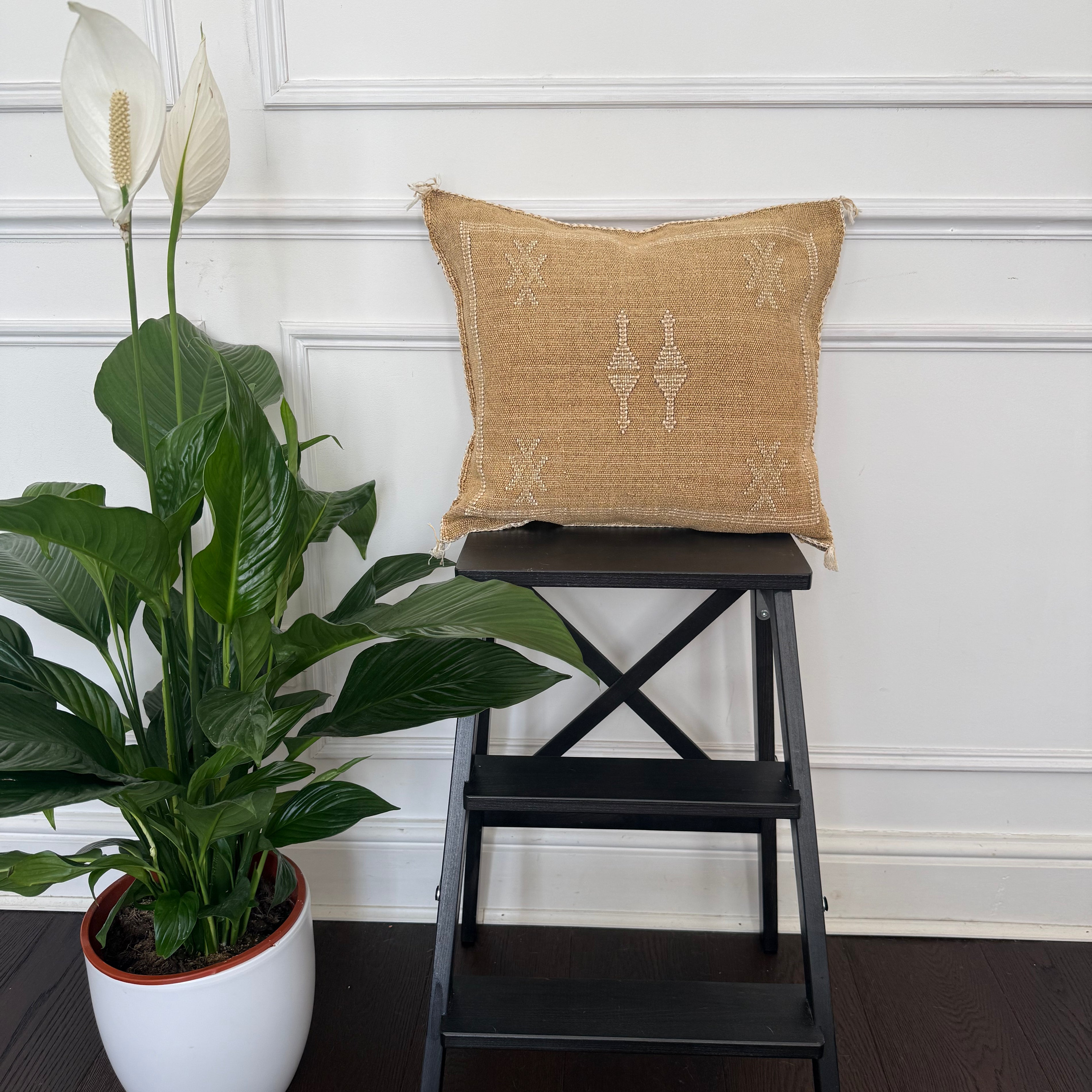Cactus Silk Cushion Cover - Natural Beige