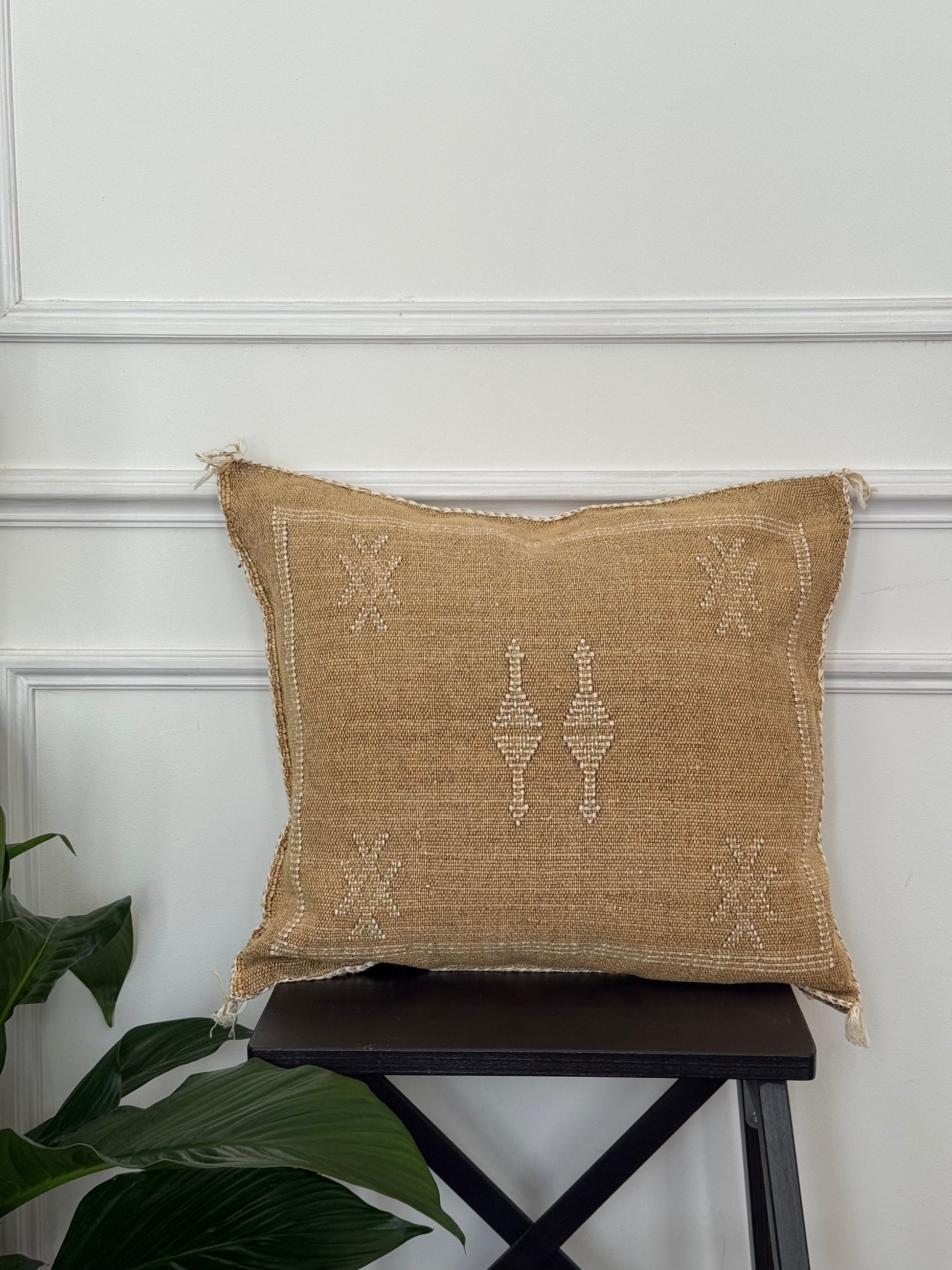Cactus Silk Cushion Cover - Natural Beige